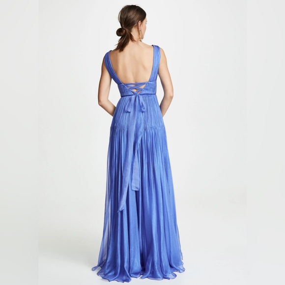 Maria Lucia Hohan | Rowen Maxi Dress, Amparo Blue, FR 34 - Picture 2 of 11